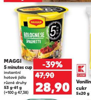 MAGGI 5 MINUTES CUP