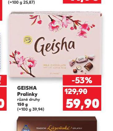 GEISHA PRALINKY