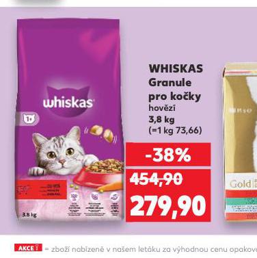 WHISKAS GRANULE PRO KOKY