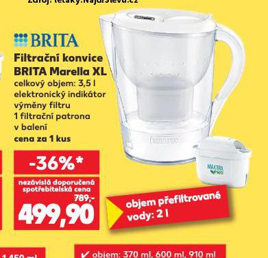 FILTRAN KONVICE BRITA MARELLA XL