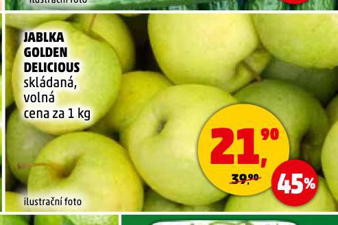 JABLKA GOLDEN DELICIOUS