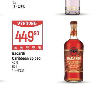 BACARDI CARIBBEAN SPICED