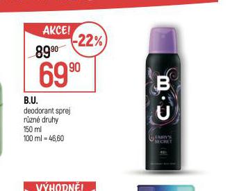 B.U. DEODORANT SPREJ