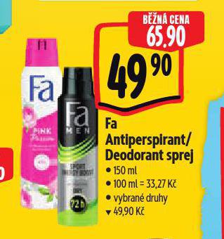 FA ANTIPERSPIRANT