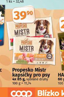 PROPESKO MISTR KAPSIKY PRO PSY