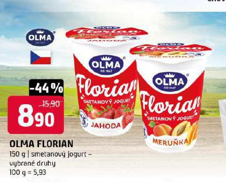 OLMA FLORIAN SMETANOV JOGURT