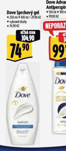 DOVE SPRCHOV GEL