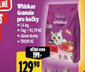 WHISKAS GRANULE PRO KOKY