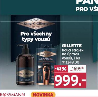 GILLETTE HOLIC STROJEK NA PRAVU VOUS