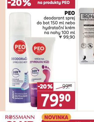 PEO DEODORANT SPREJ DO BOT