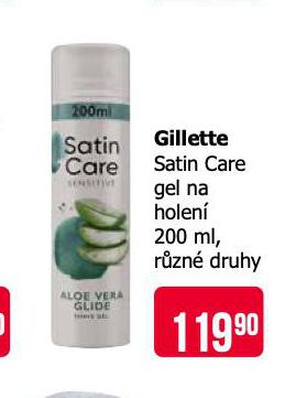 GILLETTE SATIN CARE GEL NA HOLEN