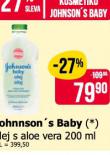 JOHNSONS BABY OLEJ S ALOE VERA