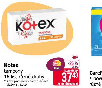 KOTEX TAMPONY