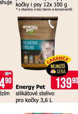 ENERGY PET SILIKTOV STELIVO PRO KOKY