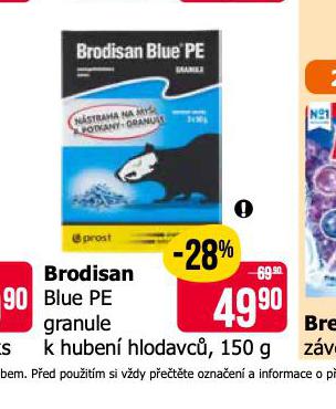 BRODISAN BLUE PE GRANULE K HUBEN HLODAVC