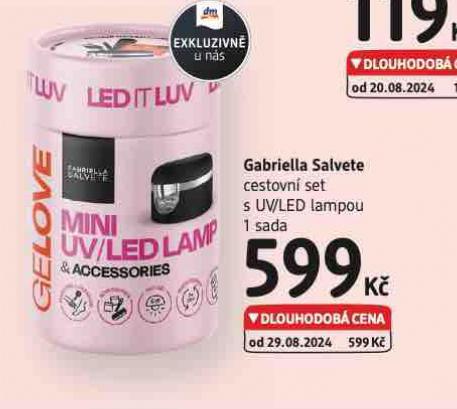 GABRIELLA SALVETE CESTOVN SET S UV/LED LAMPOU