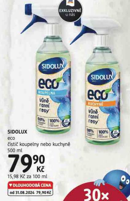 SIDOLUX ECO ISTI KOUPELNY A KUCHYN