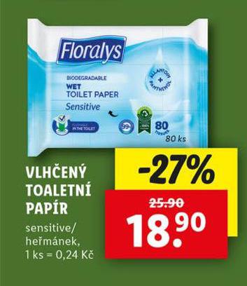 FLORALYS VLHEN TOALETN PAPR