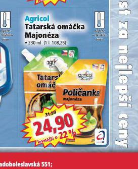 AGRICOL TATARSK OMKA / POLIANKA MAJONZA