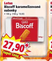 LOTUS BISCOFF KARAMELIZOVAN SUENKY