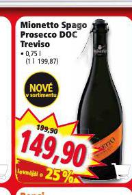 MIONETTO SPAGO PROSECCO DOC TREVISO