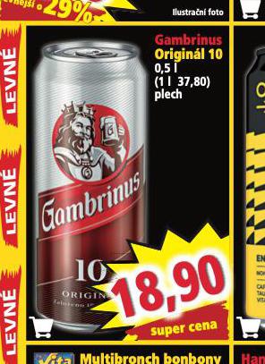 PIVO GAMBRINUS ORIGINL