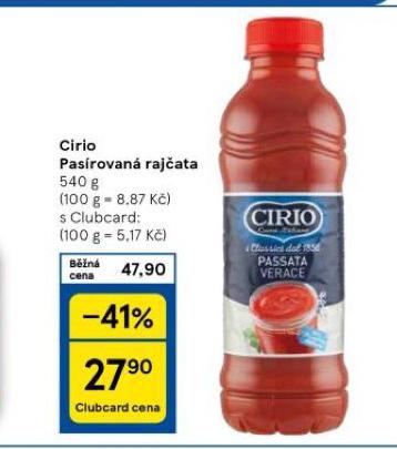 CIRIO PASROVAN RAJATA