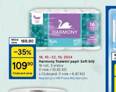 HARMONY TOALETN PAPR