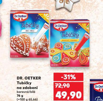 DR. OETKER TUBIKY NA ZDOBEN