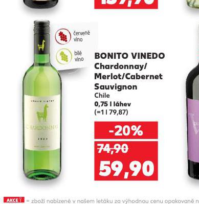 BONITO VINEDO CHARDONNAY