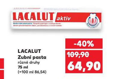 LACALUT ZUBN PASTA