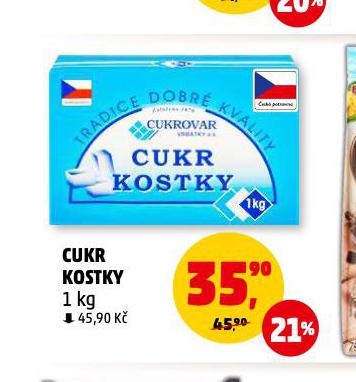 CUKR KOSTKY