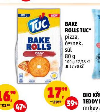 BAKE ROLLS TUC