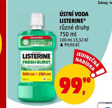 LISTERINE STN VODA