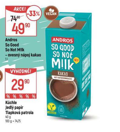 ANDROS SO GOOD SO NOT MILK - OVESN NPOJ KAKAO