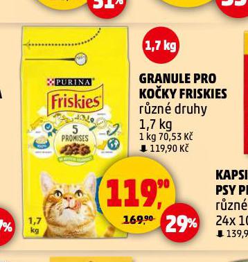 FRISKIES GRANULE PRO KOKY