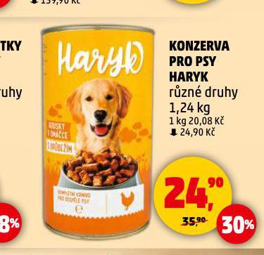 HARYK KONZERVA PRO PSY