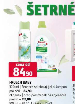 FROSCH BABY SPRCHOV GEL A AMPON