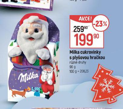 MILKA CUKROVINKY S PLYOVOU HRAKOU