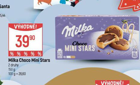 MILKA CHOCO MINI STARS