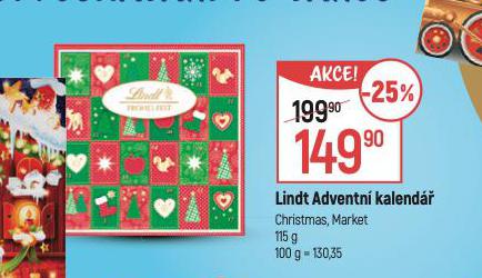 LINDT ADVENTN KALEND