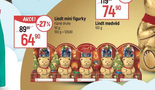 LINDT MINI FIGURKY