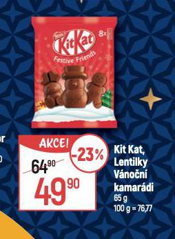 KIT KAT, LENTILKY VNON KAMARDI