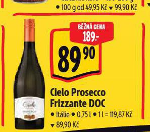 CIELO PROSECCO FRIZZANTE DOC