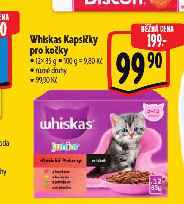 WHISKAS KAPSIKY PRO KOKY