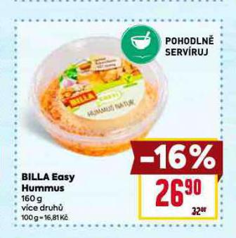 BILLA EASY HUMMUS