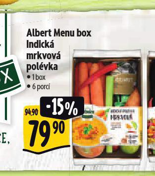 MENU BOX INDICK MRKVOV POLVKA