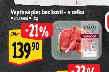 VEPOV PLEC BEZ KOSTI