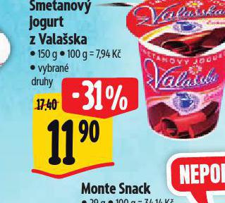 SMETANOV JOGURT Z VALASKA