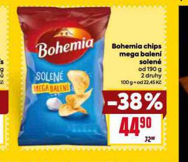 BOHEMIA CHIPS MEGA BALEN SOLEN